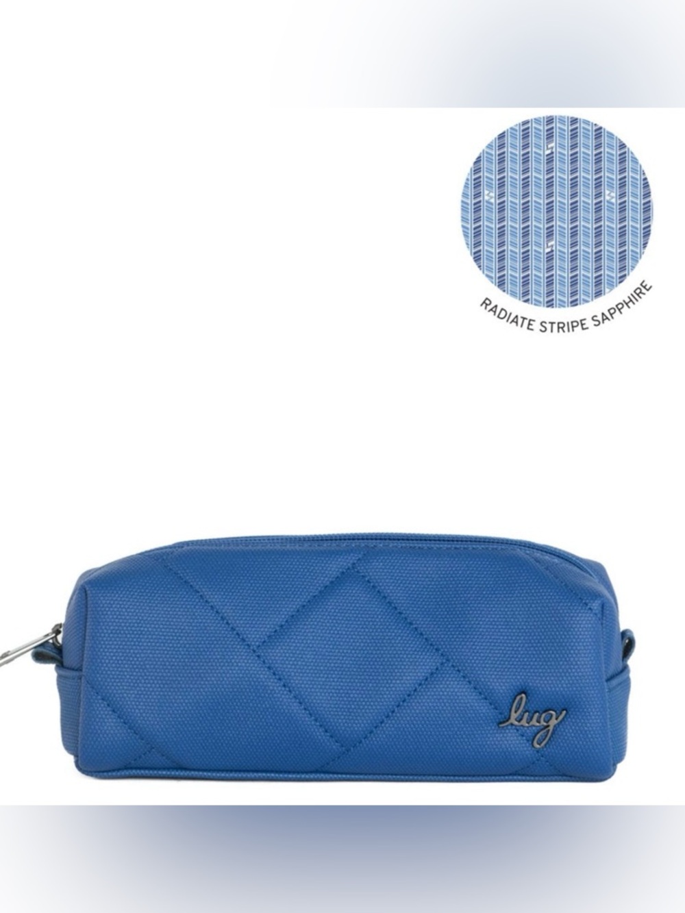 Lug Jib Matte Luxe Vegan Leather. Sapphire blue. NWT